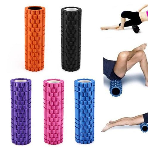 Rooted & Fit Deep Tissue Foam Roller 💪 – Muscle Recovery Tool