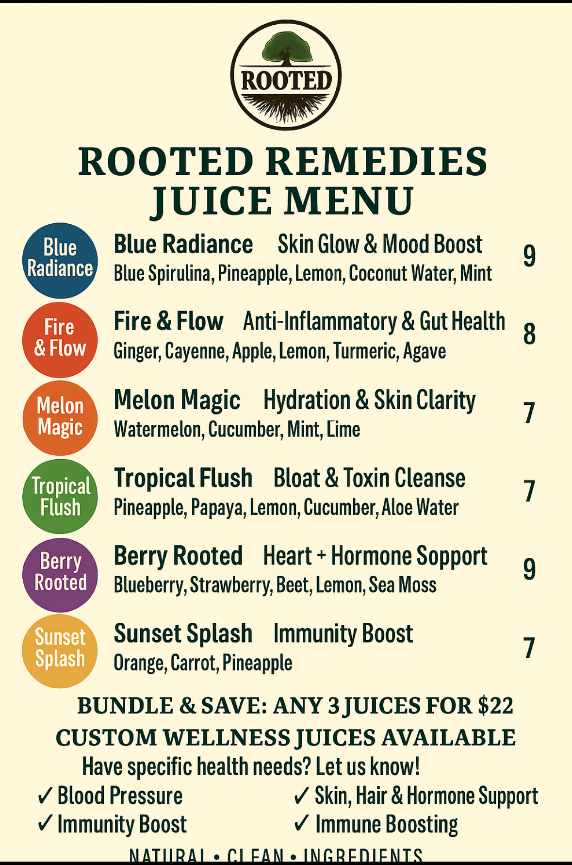 🥤✨ Build-Your-Own 3-Juice Wellness Bundle — 16 oz Each